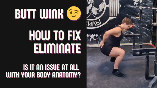 BUTT WINK 😉 HOW TO FIX, ELIMINATE, is it an issue at all with your body anatomy? - Insights from a Vegan Powerlifter Strength Training Beginner Women Guide