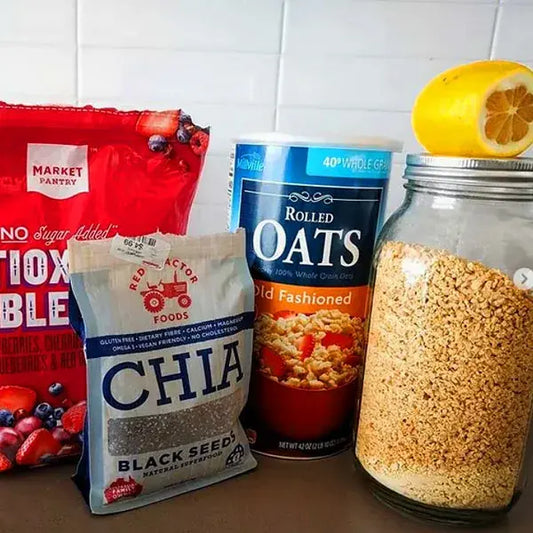 High Protein TVP Chia Oats
