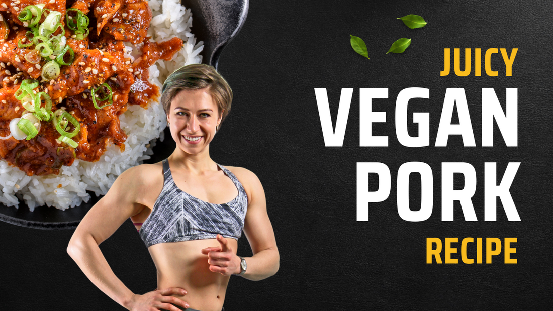 Juicy Vegan Pork Seitan Recipe - High Protein, Delicious Recipe for Weight Loss