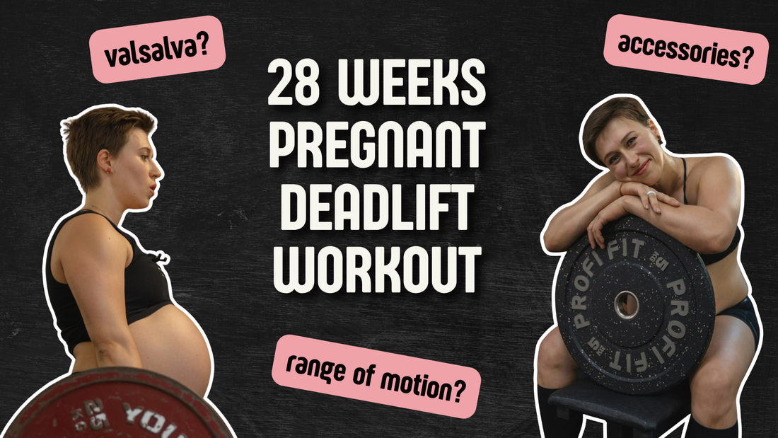 My 28-Week Pregnant Deadlift Workout