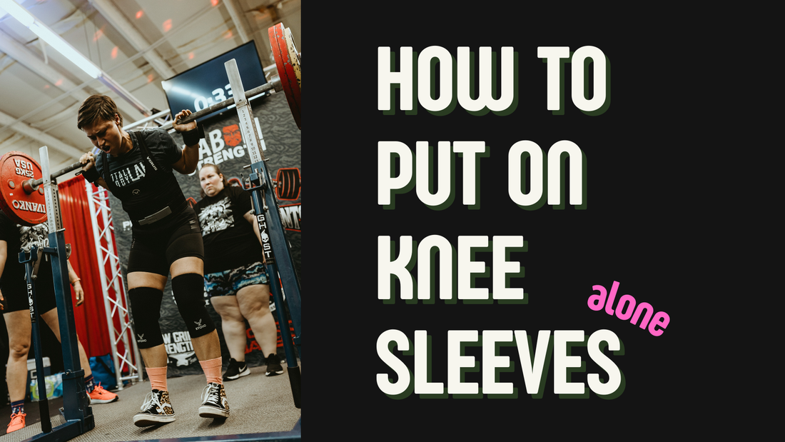 How to Put On Knee Sleeves: A Guide for Vegan Powerlifter Strength Training Beginner Women