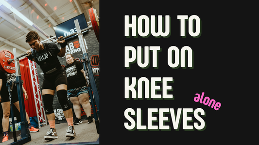 How to Put On Knee Sleeves: A Guide for Vegan Powerlifter Strength Training Beginner Women